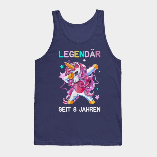 8th birthday unicorn Tank Top by NI78